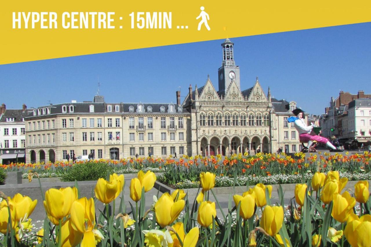 Appartement "Le Terminus " Gare-Cosy-Wifi 6 Personnes Saint-Quentin  Ngoại thất bức ảnh